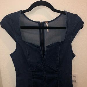 Free People Atlas Blue Denim Dress